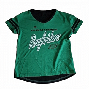 Saskatchewan Roughrider girls short sleeve t-shirt small 7 8